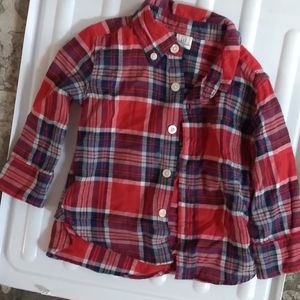 Long Sleeved Flannel · 12-18Months